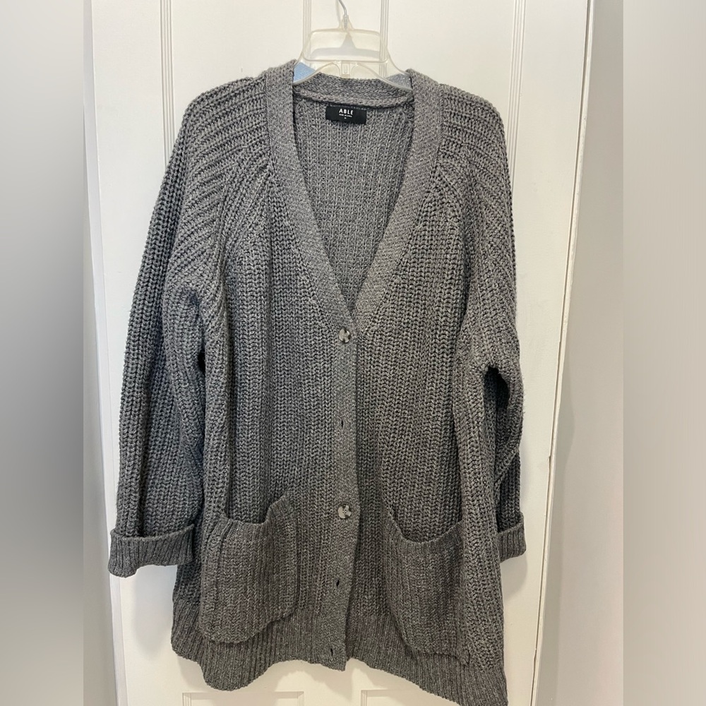 ABLE boy friend cardigan. Like new! Size 2X